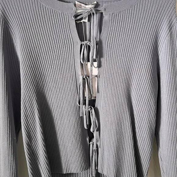 & Other Stories Tie Front Cardigan - Picture 3 of 8